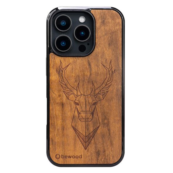 Bewood case for iPhone 16 Pro 6,3&quot; Deer Imbuia 5906306016989