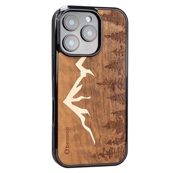 Bewood case for iPhone 16 Pro 6,3&quot; Mountains Imbuia 5906306017115