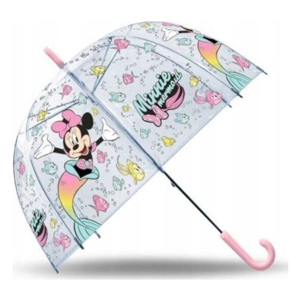 Kids Euroswan Parasolka przezroczysta automatyczna 48cm Myszka Minnie MN30025 Kids Euroswan