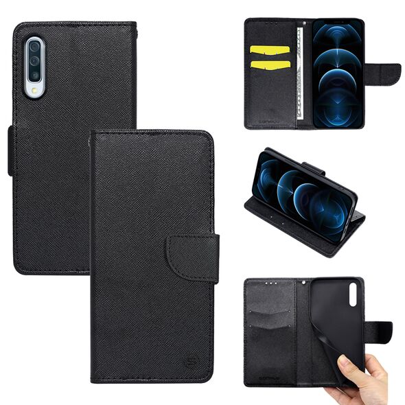 Θήκη Πορτοφόλι Sonique Trend Wallet Samsung Galaxy A50 / Galaxy A50S / Galaxy A30S Μαύρο 5201101798130