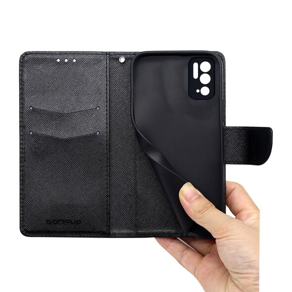 Θήκη Πορτοφόλι Sonique Trend Wallet Xiaomi Redmi Note 10 5G / Poco M3 Pro 5G Μαύρο 5201101801199