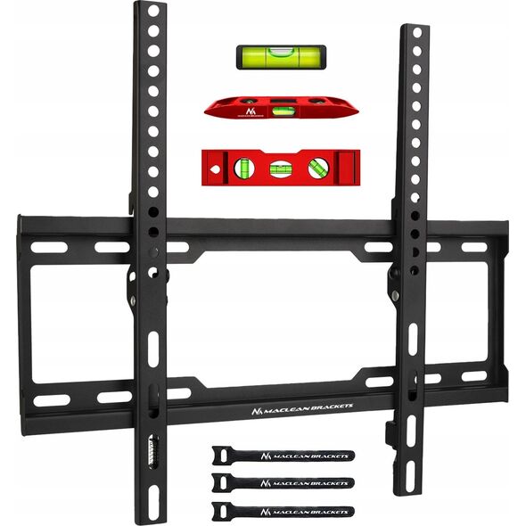 Maclean Uchwyt do TV Maclean, max VESA 400x400, 32-70", 45kg, reg. odchylenia +0°~-10°, MC-412