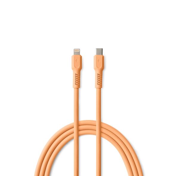 COLORUM cable USB-C - Lightning 1,8m 2,4A CK12-CL-14 x Peach Fuzz 5907457731165