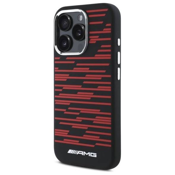 Original Case IPHONE 16 PRO MAX AMG Hardcase Silicone Graphics MagSafe (AMHMP16X24SSRRK) black 3666339341640