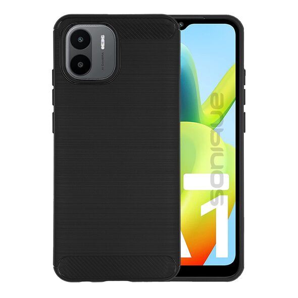 Θήκη Σιλικόνης Sonique Carbon Brushed Xiaomi Redmi A1 / Redmi A2 Μαύρο 5201101915902