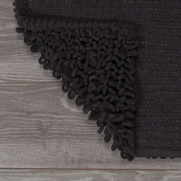 Twist 60x90 dark grey πατάκι μπάνιου Sealskin