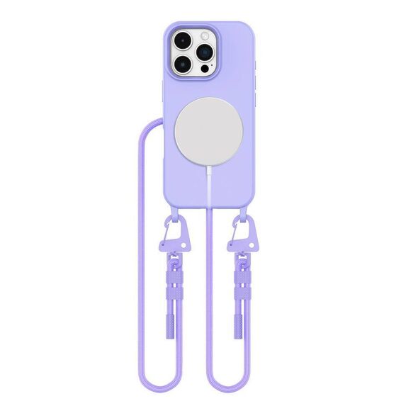 Case IPHONE 16 PRO MAX Tech-Protect Magnecklace MagSafe lavender 5906302375943