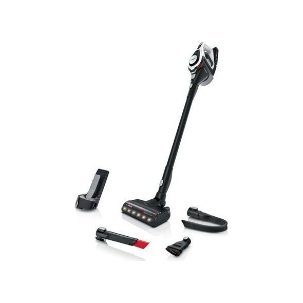 Odkurzacz ręczny Bosch Bosch Vacuum cleaner BSS821VNE4 Unlimited Gen2 Cordless operating, Handstick, 18 V, Operating time (max) 65 min, White, Warranty 24 month(s)