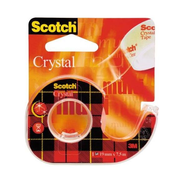 3M Taśma klejąca Scotch&reg Crystal Clear 19x7.5 mm (13K010A) 654393 21200593062