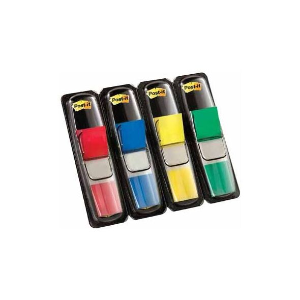 3M Zakładki indeksujące foliowe Post-it wąskie 12x43mm (13K002A) 654398 21200533242