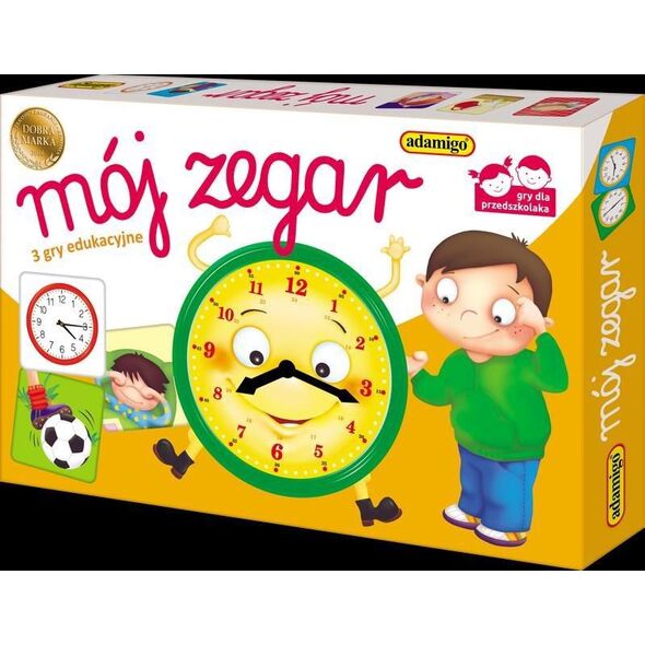 Adamigo Mój zegar - Loteryjka edukacyjna 1693188 5902410007165