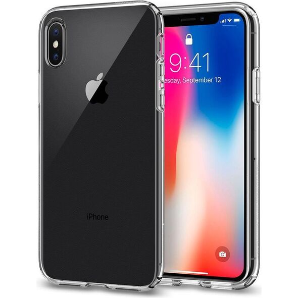 Spigen Etui Liquid Crystal do IPhone X/10 Crystal Clear