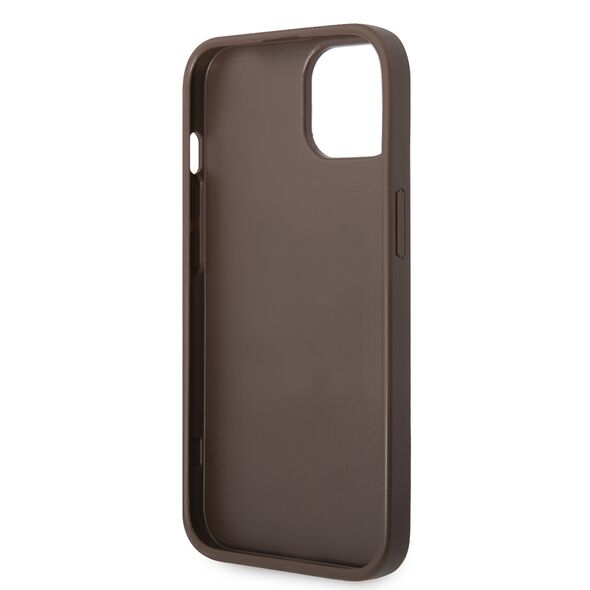 Guess Case for iPhone 14 - Guess Hardcase 4G (GUHCP14SG4GFBR) - Brown 3666339094072 έως 12 άτοκες Δόσεις