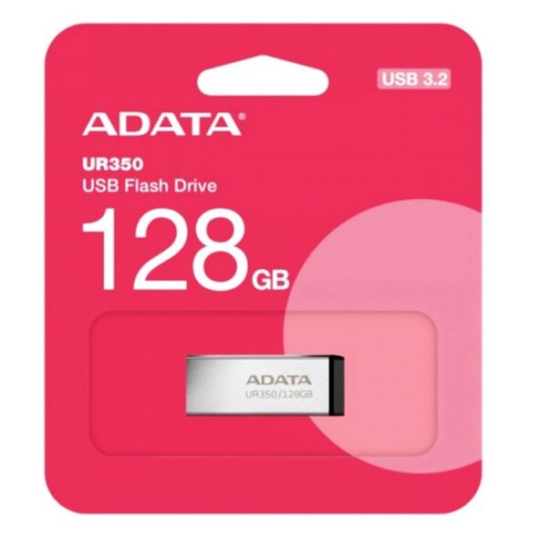 Adata Memory Stick 128GB, USB 3.2 - Adata (UR350-128G-RSR/BK) - Grey 4711085945136 έως 12 άτοκες Δόσεις