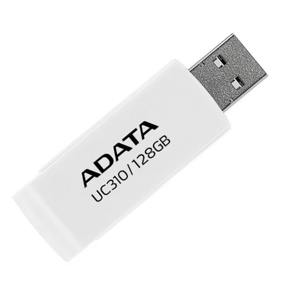 Adata Memory Stick 128GB, USB 3.2 - Adata (UC310-128G-RWH) - White 4711085941985 έως 12 άτοκες Δόσεις