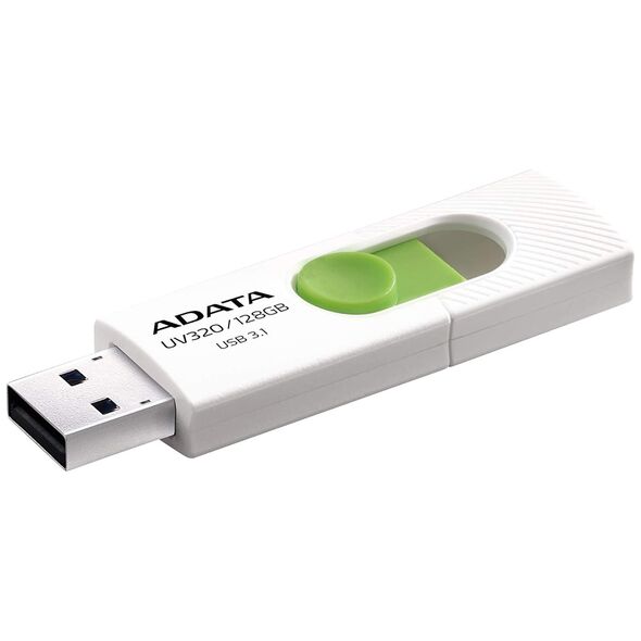 Adata Memory Stick 128GB - Adata (AUV320-128G-RWHGN) - White / Green 4713218462855 έως 12 άτοκες Δόσεις