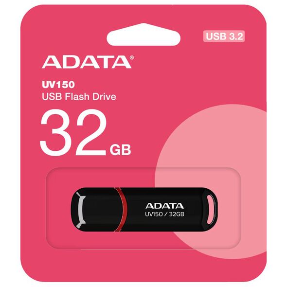 Adata Memory Stick 32GB - Adata (AUV150-32G-RBK) - Black 4713435797075 έως 12 άτοκες Δόσεις