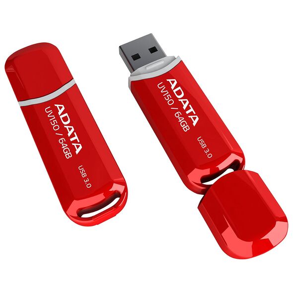 Adata Memory Stick 64GB - Adata (AUV150-64G-RRD) - Red 4713435799307 έως 12 άτοκες Δόσεις