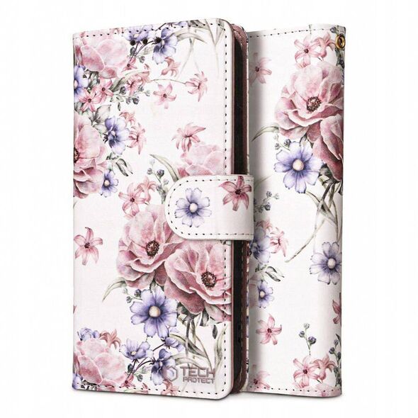 Case SAMSUNG GALAXY A16 Tech-Protect Wallet Blossom Flower 5906302372713