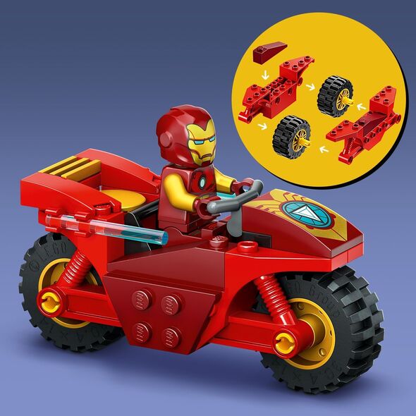 LEGO Super Heroes Marvel Iron Man z motocyklem i Hulk (76287)