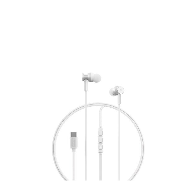 Devia wired earphones Smart M1 Digital Metal USB-C silver 6942297108783