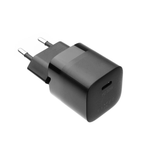 Fixed Char charger EU, Type-C, 30W - Fixed Mini (FIXC30M-C-BK) - Black 8591680142460 έως 12 άτοκες Δόσεις