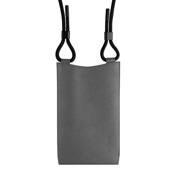 Fixed 7" phone case - Fixed Universal Shoulder Bag Verona (FIXVER-GR) - Gray 8591680165933 έως 12 άτοκες Δόσεις