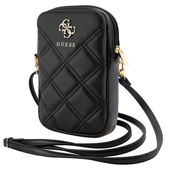 Guess Phone Zipper Pouch - Guess (GUWBZZPSQSSGK) - Black 3666339210694 έως 12 άτοκες Δόσεις