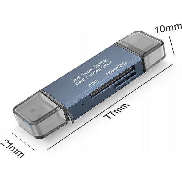 Czytnik Czytnik kart USB3.0 + TypeC