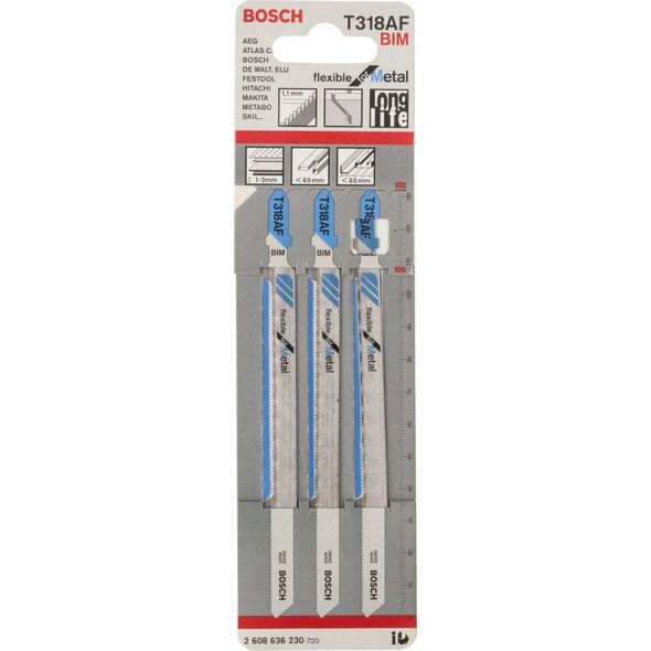 Bosch BRZESZCZOT T 318 AF 3PC FLEXIBLE FOR METAL