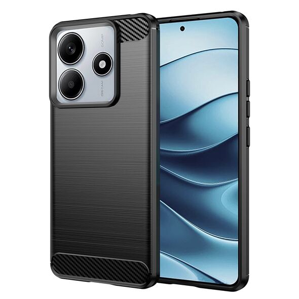 Techsuit Case for Xiaomi Redmi Note 14 - Techsuit Carbon Silicone - Black 5949419260887 έως 12 άτοκες Δόσεις