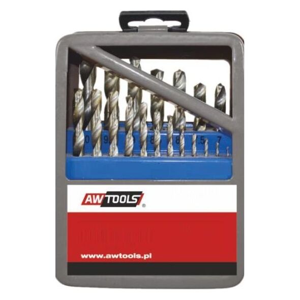 Wiertło AWTools WIERTŁA DO METALU HSS-G KOMPLET 25elem. /1,0-13,0mm/ AW41205 - AW41205 3427249 5902198745396