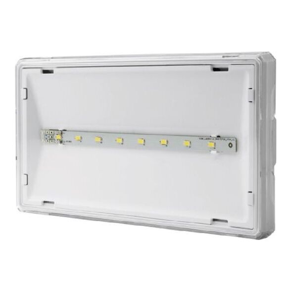 AWEX Oprawa awaryjna EXIT S IP65 ECO LED 3W 310lm 1h jednozadaniowa biała ETS/3W/E/1/SE/PT/WH 5937318 5902448959283