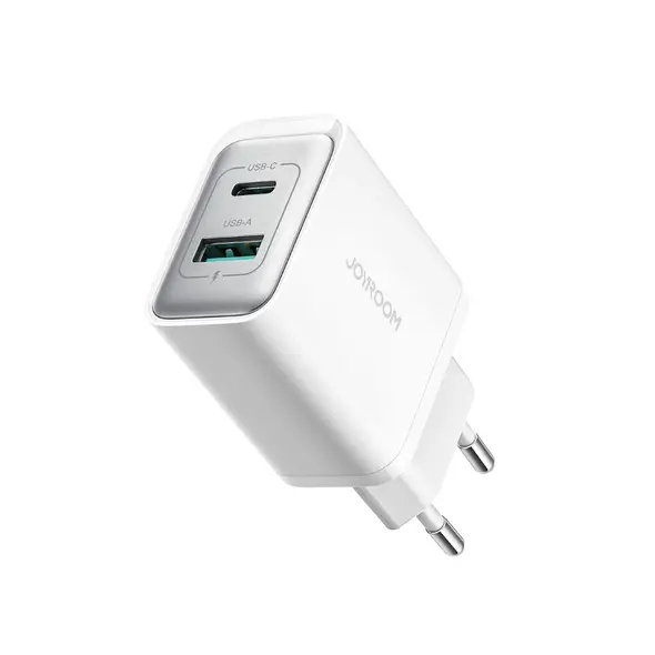 Joyroom JR-TCF15 wall charger USB-A, USB-C 30W white