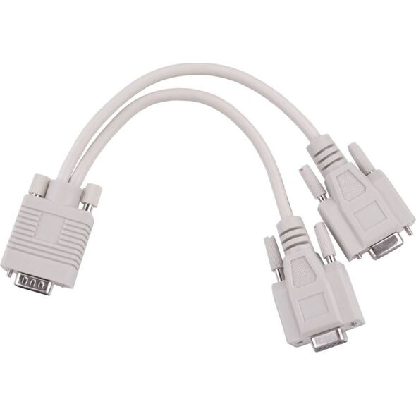 Adapter AV D-Sub (VGA) - D-Sub (VGA) szary (Inny) 8864086 5901436744894