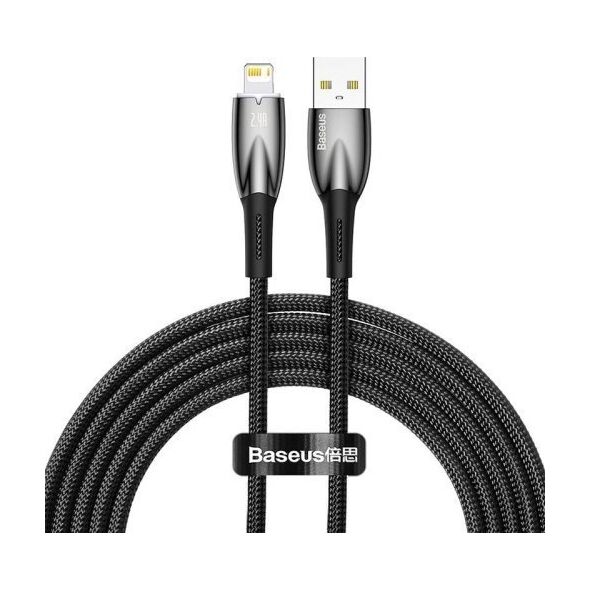 Kabel USB Baseus USB-A - Lightning 2 m Czarny (CADH000301) 12517927 6932172617936