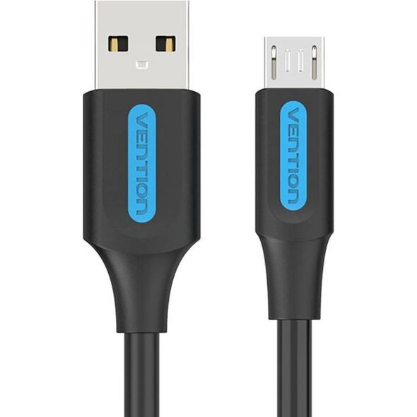 Kabel USB Vention USB-A - micro-B 0.5 m Czarny (COLBD)