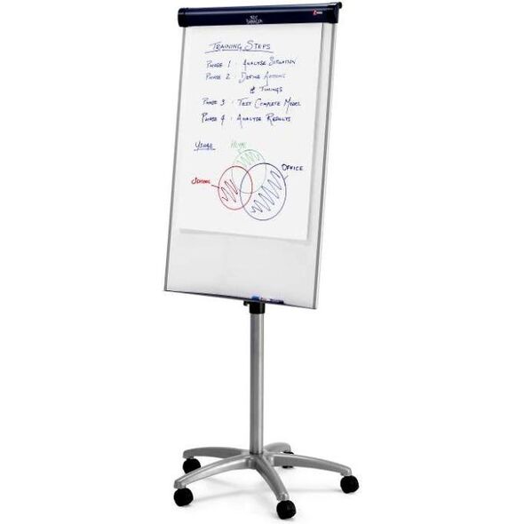 Flipchart Nobo Barracuda Mobile magnetyczny - suchościeralny 100x67,5 cm (1902386) 225248 5028252250177