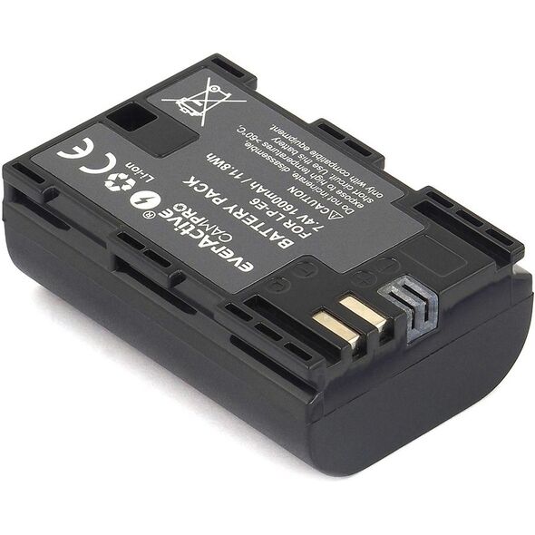 Akumulator EverActive zamiennik Canon LP-E6, 1600 mAh (EVB019) 4999824 5903205770189