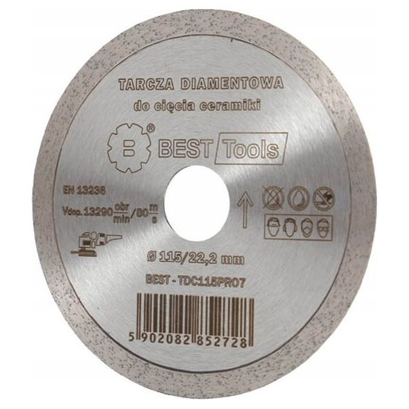 Best-Tools TARCZA DIAMENTOWA 200x25,4/22,2mm CIĄGŁA STANDARD PUMA BEST - TDC200PRO7 6411227 5902082852759