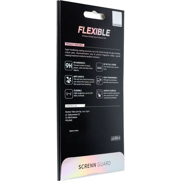 Bestsuit Szkło hybrydowe Bestsuit Flexible 5D Full Glue do Samsung Galaxy A12 czarny 8690540 5903396108082