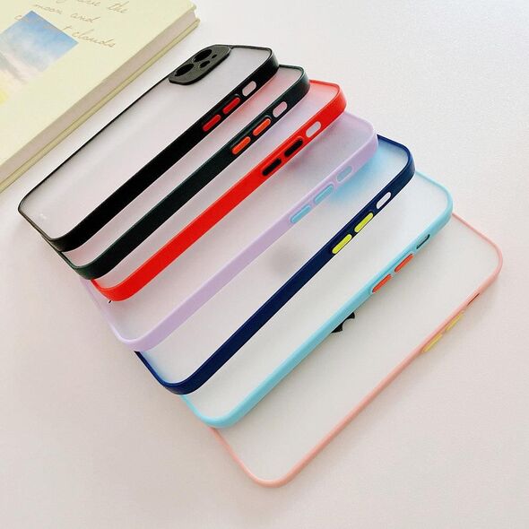 Hurtel Milky Case silikonowe elastyczne półprzezroczyste etui do Xiaomi Redmi 10X 4G / Xiaomi Redmi Note 9 czarny 9652099 9145576222805