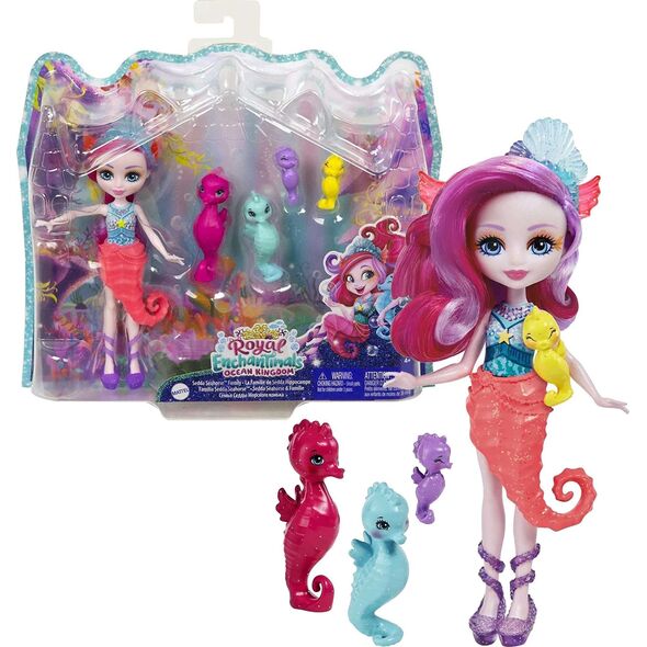 Mattel Mattel Enchantimals Seahorse Family - HCF73 9799696 194735008919