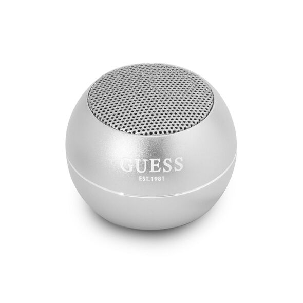 Guess Portable Bluetooth 5.0 Speaker, 3W, 300mAh, 4H - Guess (GUWSALGEG) - Grey 3666339051389 έως 12 άτοκες Δόσεις