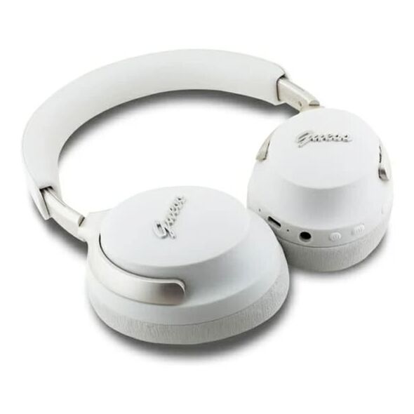 Guess On-ear Headphones, ANC, Bluetooth - Guess Metal Script Logo (GUBHC22PSFCSME) - Beige 3666339313210 έως 12 άτοκες Δόσεις