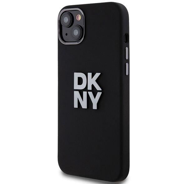 DKNY Case for iPhone 15 Plus - DKNY Hardcase Liquid Silicone Silicone Metal Logo (DKHCP15MSMCBSK) - Black 3666339265304 έως 12 άτοκες Δόσεις