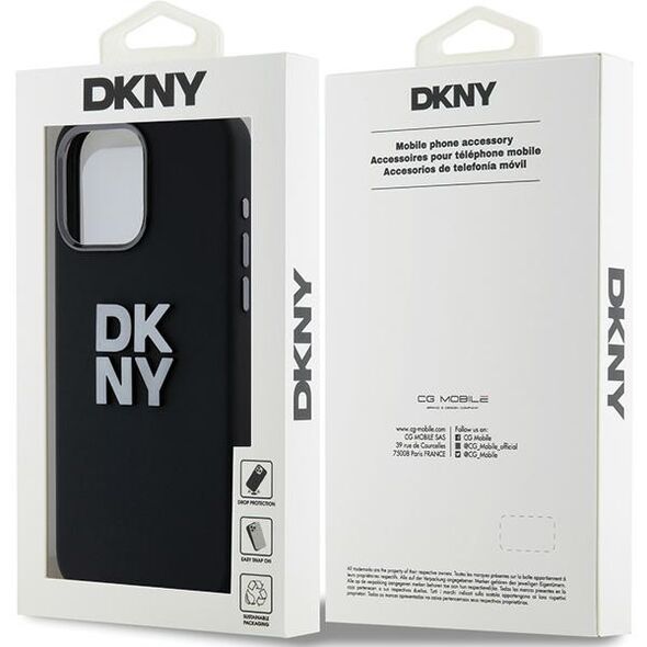 DKNY Case for iPhone 15 Pro Max - DKNY Hardcase Liquid Silicone Silicone Metal Logo (DKHCP15XSMCBSK) - Black 3666339265328 έως 12 άτοκες Δόσεις