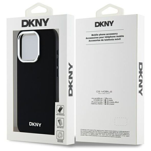 DKNY Case for iPhone 15 Pro Max - DKNY Hardcase Plain Logo MagSafe (DKHMP15XPSCMCLK) - Black 3666339260149 έως 12 άτοκες Δόσεις