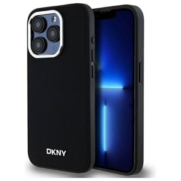 DKNY Case for iPhone 15 Pro - DKNY Hardcase Plain Logo MagSafe (DKHMP15LPSCMCLK) - Black 3666339260132 έως 12 άτοκες Δόσεις