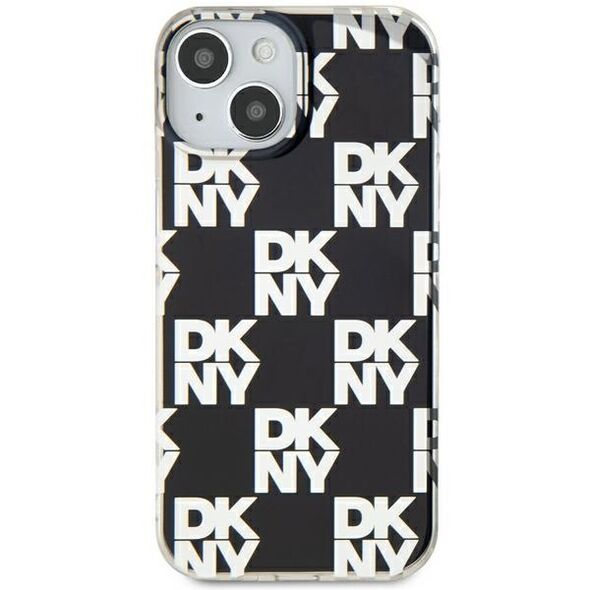 DKNY IPhone 15 Plus Case - DKNY IML Checkered Mono Pattern (DKHCP15MHDLCEK) - Black 3666339268244 έως 12 άτοκες Δόσεις